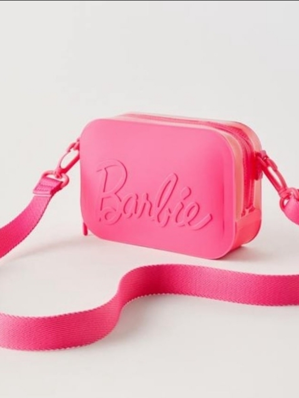 Zara x Barbie collection rubber crossbody bag